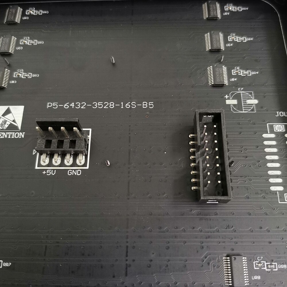 P5 Indoor HD LED Matrix Panel 320X160mm Size RGB Full Color 64 * 32 Pixels HUB75 Interface, Shenzhen Manufacturer Spot