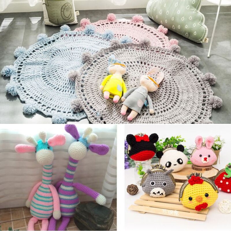 1Pcs 50G Melk Katoenen Garen Comfortabele Wol Gemengd Garen Kleding Naaien Garen Hand Breien Sjaal Hoed Garen Haak breien Garen