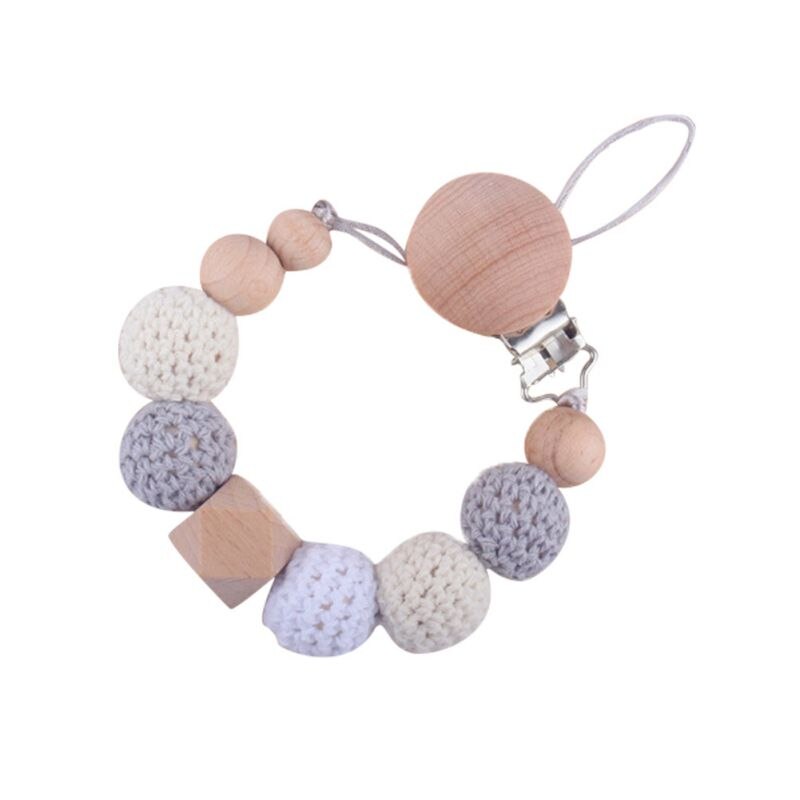 NewBaby Teether Bracelet Molar Stick Non Toxic Silicone Bite Stick Cute Animal Pattern Toy: E
