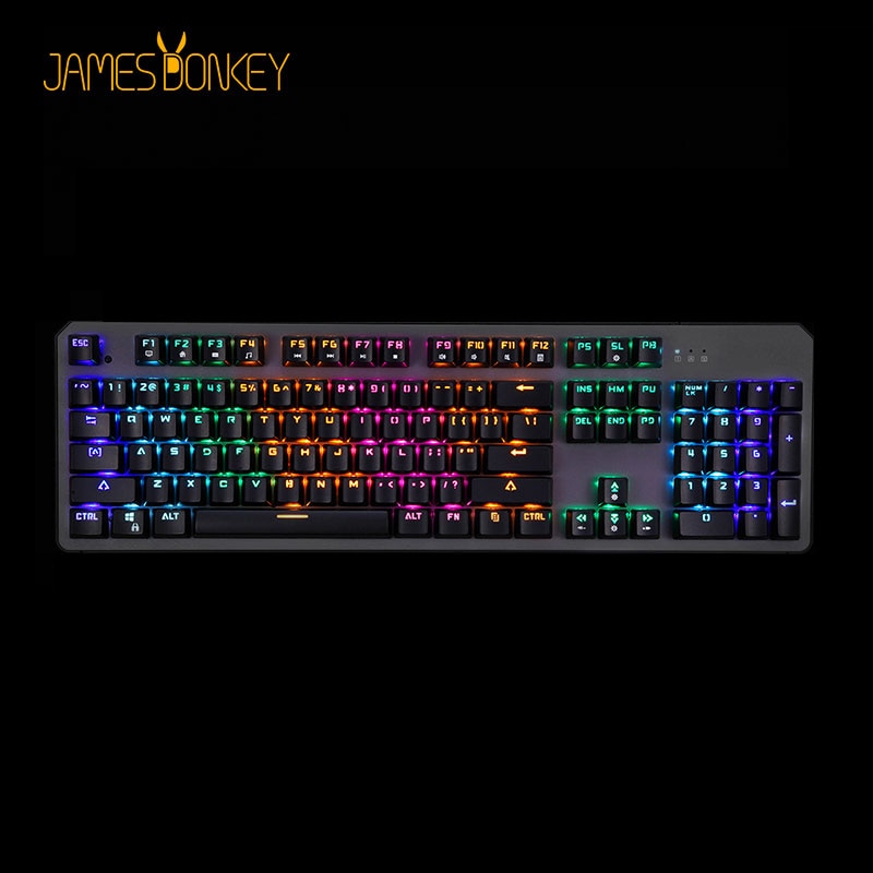 USB Wired Mechanical Gaming Keyboard Blue Red CONTENT Switch 50 Million Click with 22 LED Backlight Model Anti-Ghosting for Game