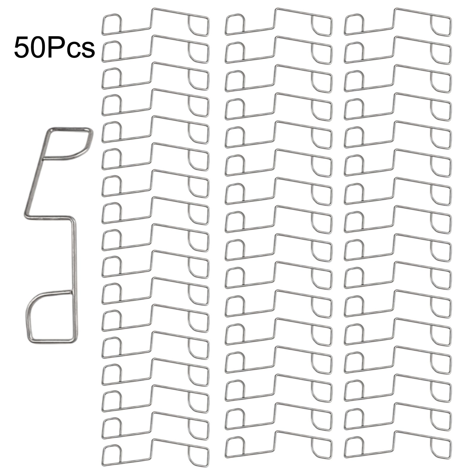 25/50PCS Zaun Panel Clip Edelstahl Zaun Panel Keile Stop Rasseln & Genießen Frieden Splitter Garten Werkzeug Zubehör: Gelb