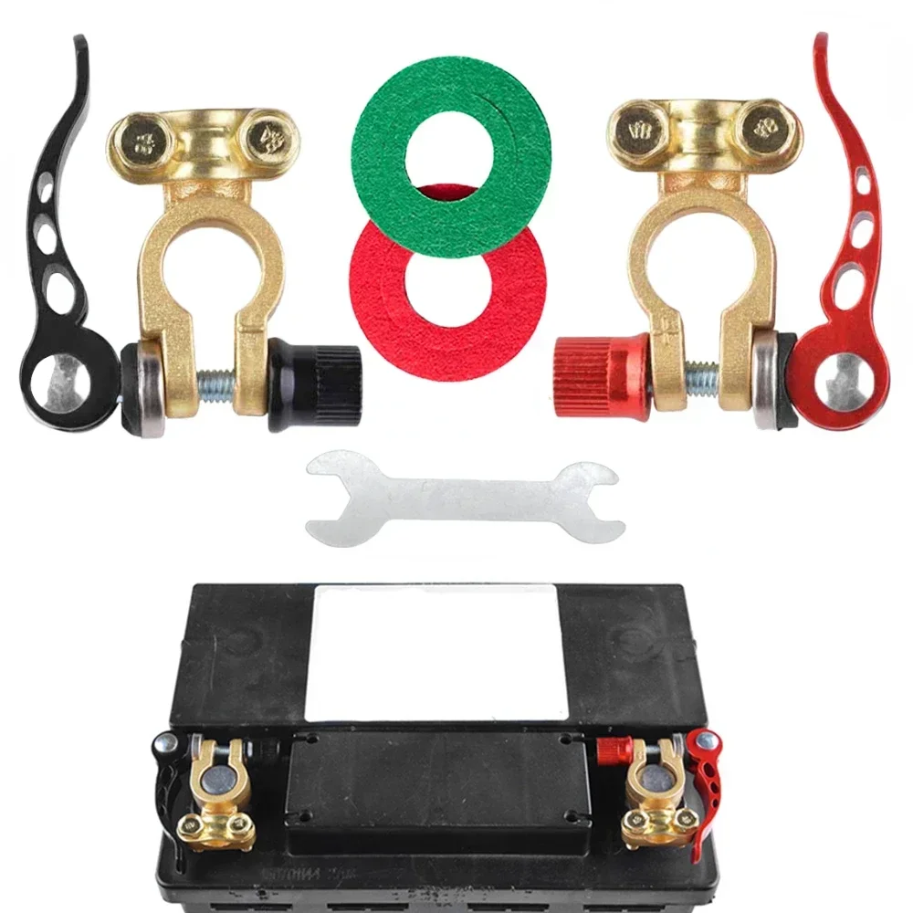 Battery terminal connectors - for cars, trucks SAE/JIS A-post compliant - aluminium, brass, stainless steel construction