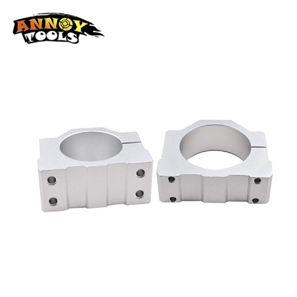 CNC Spindle Motor fixture 52mm,65mm,80mm Spindle Clamping bracekt Aluminium fixture for CNC Spindle