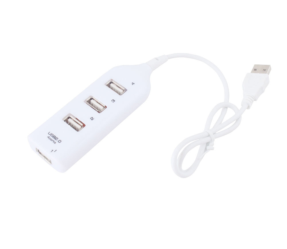 Wired 4 Port USB 2.0 HUB High Speed USB HUB Adapter for Laptop PC #171