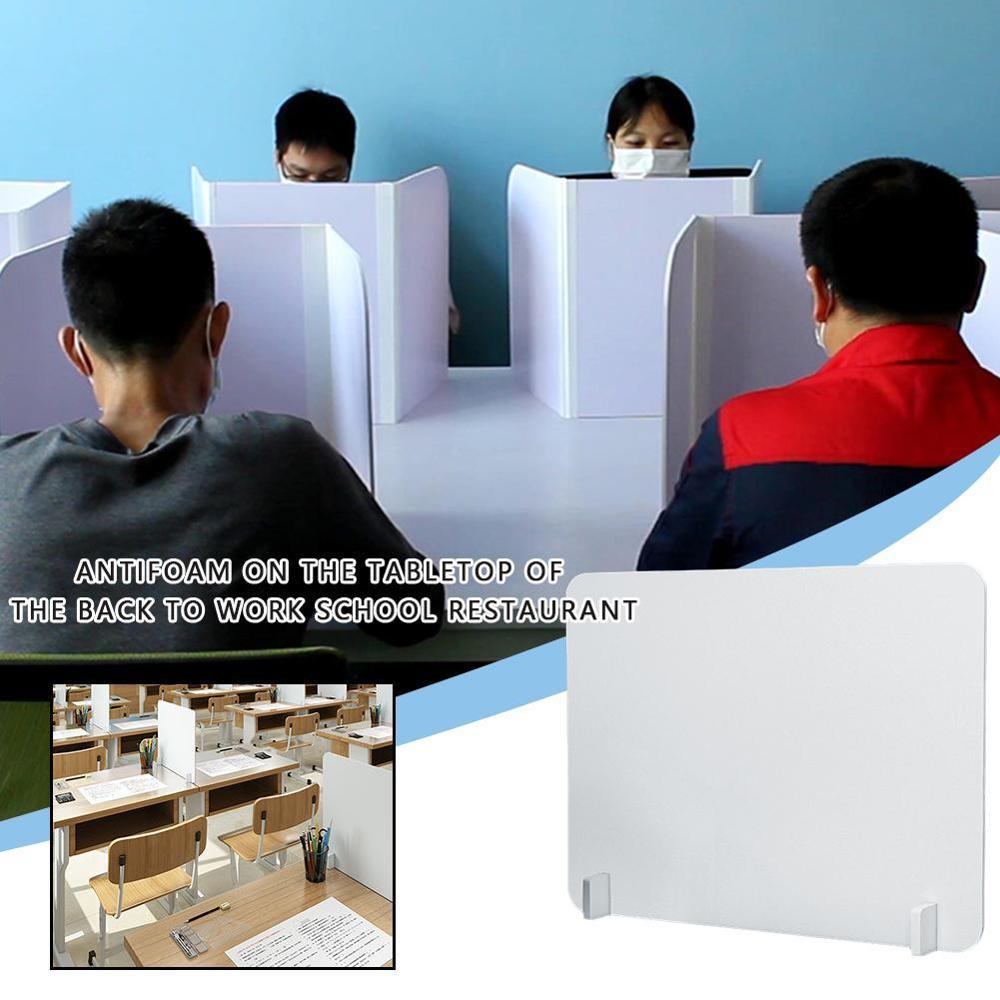 Desk Partition Board Dining Table Isolation Baffle Baffle Separate Acrylic Counter Separation Everyone Work to Meals Achiev S0Q7
