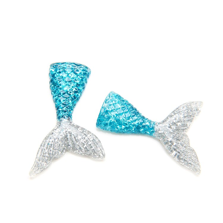 Mermaid Tail Supplements Charms for Slime DIY Polymer Filler Addition Slime Accessories Toys Lizun Modeling Clay Kit for Child: Fish tail F