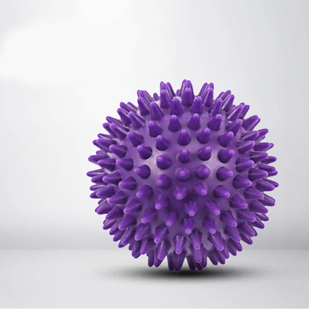 PVC Peanut Spiky Ball Massage Acupoint Grip Ball Pointed Nail Fascia Yoga Ball Fitness Ball Inflatable Hedgehog Ball: Green