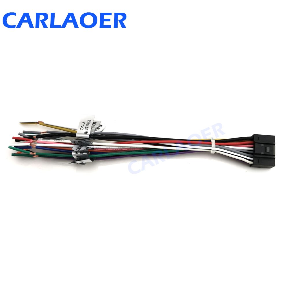 Cable de alimentación de radio Android para coche, Antena GPS, RCA, visión trasera, RCA 2, cable de extensión USB