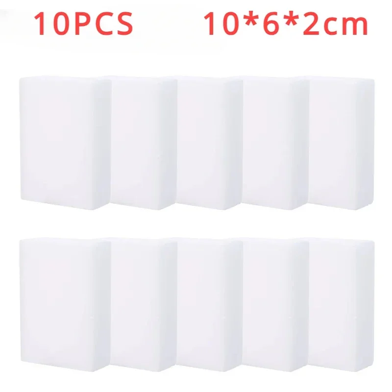 Outils de nettoyage ménager 2-20 pièces éponge magique blanche nettoyant Nano mélamine éponge de nettoyage pour le lavage de la vaisselle cuisine salle de bain: MULTI