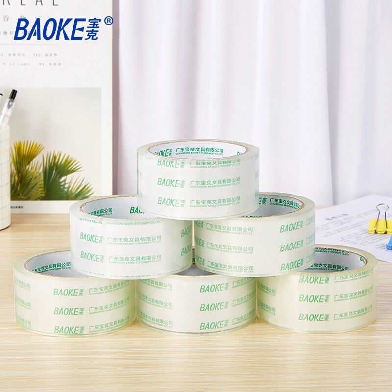 1 Stuk 4.5 Cm * 50Y Scotch Tape Kantoor Verpakking Schoolbenodigdheden Briefpapier Transparante Tape Seal Pack Tape Kleine Business levert