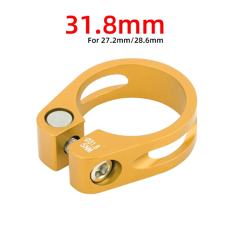 Meroca pince de Support de selle de vélo en alliage d'aluminium 31.8/34.9 Mm pince de Tube de selle pinces de Tube de selle de VTT: Rouge