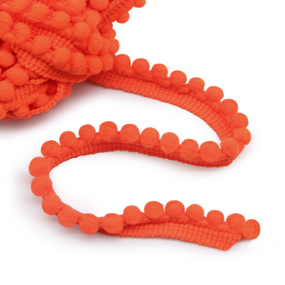 2 meter pompomkant boll pompom frans band sömnad spets virat tyg handgjorda hantverkstillbehör gör-det-själv: Pistolmetall