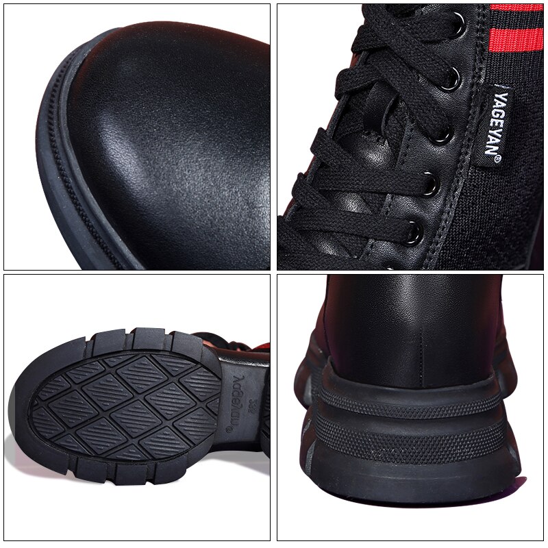 Zapatos de baile modernos salón Tango/Jazz para mujeres zapatos de baile cuadrado tacón plano Fondo suave Fitness zapatillas bota Pu