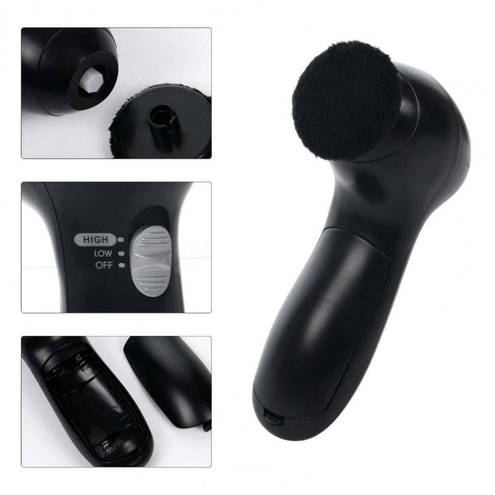 Shoe Polisher Practical Electric Shoe Polisher Black Fine Workmanship Convenient Ergonomic Labor-saving Shoe Shiner
