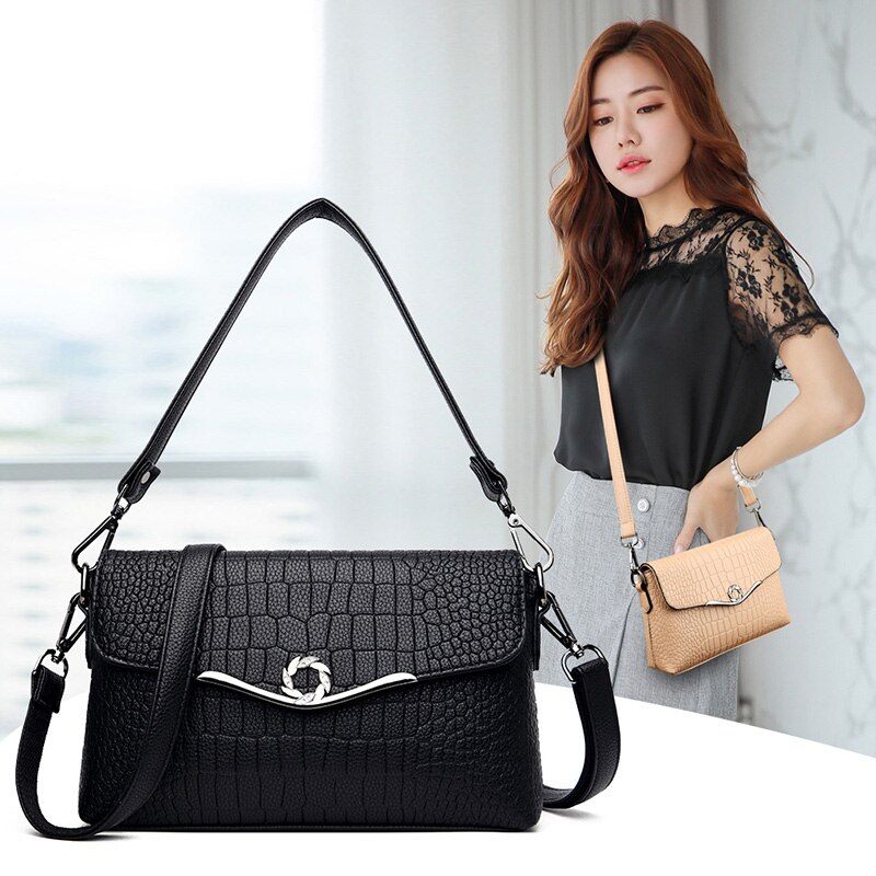 Oude Tang Vintage Tassen Voor Vrouwen Zachte Pu Lederen Luxe Handtassen Vrouwen Tassen Vrouwelijke Messenger Schoudertassen Flap sac