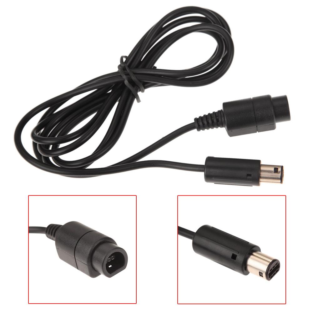 1.8m Game Controller Extension Cable for GameCube Black Controller Extension Cable for GC NI5L Nintendo Gamecube Cable