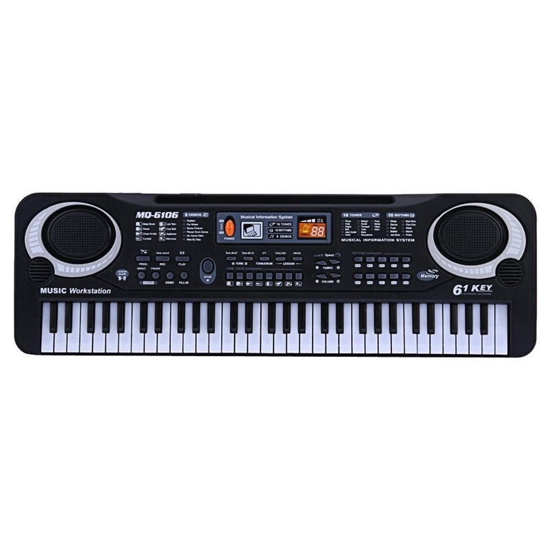 61 tangenter digital musikk elektronisk tastatur tastatur elektrisk piano låve eu/oss plugg elektronisk orgel