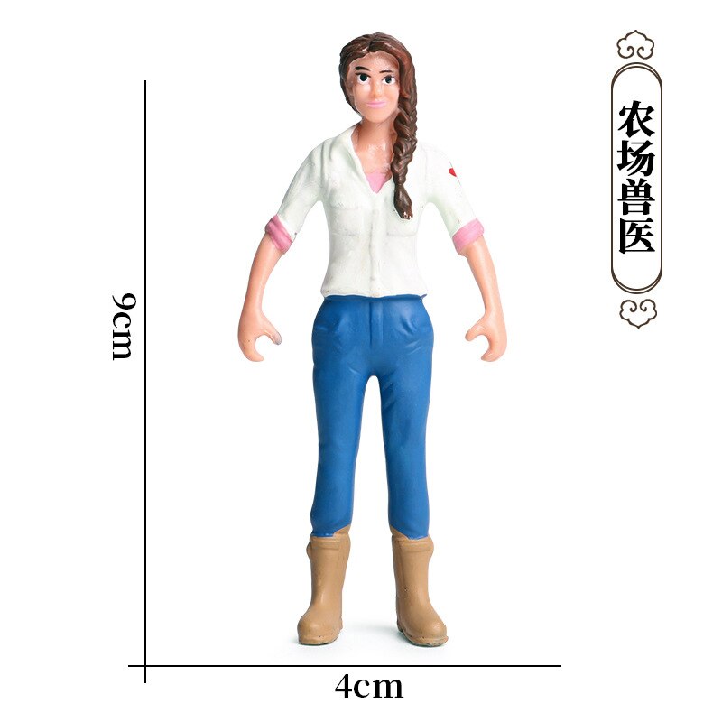 Simulation farm Parent-child Education Models Keepers Educational Toys Children's: Veterinarian