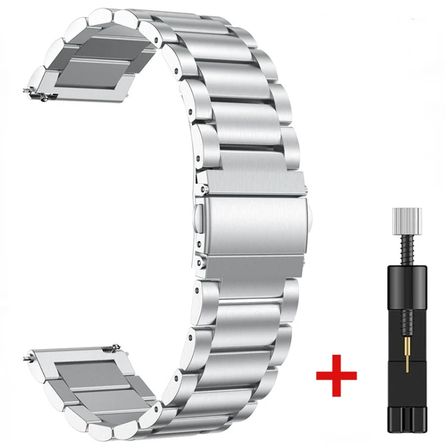 24mm- kellon rannekoru ticwatch pro 5:lle 3 älykellon ruostumattomasta teräksestä valmistettu ranneke ticwatch pro 3:lle ultra metallinen ranneke: Oranssi / 24mm