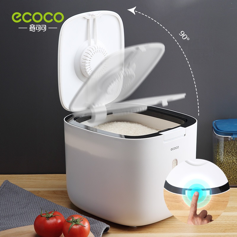ecoco Rice Storage Insect-proof , Storage Containers, Rice Storag Contain, Sealed Storage Box Flour, Kitchen Grain Storage Box