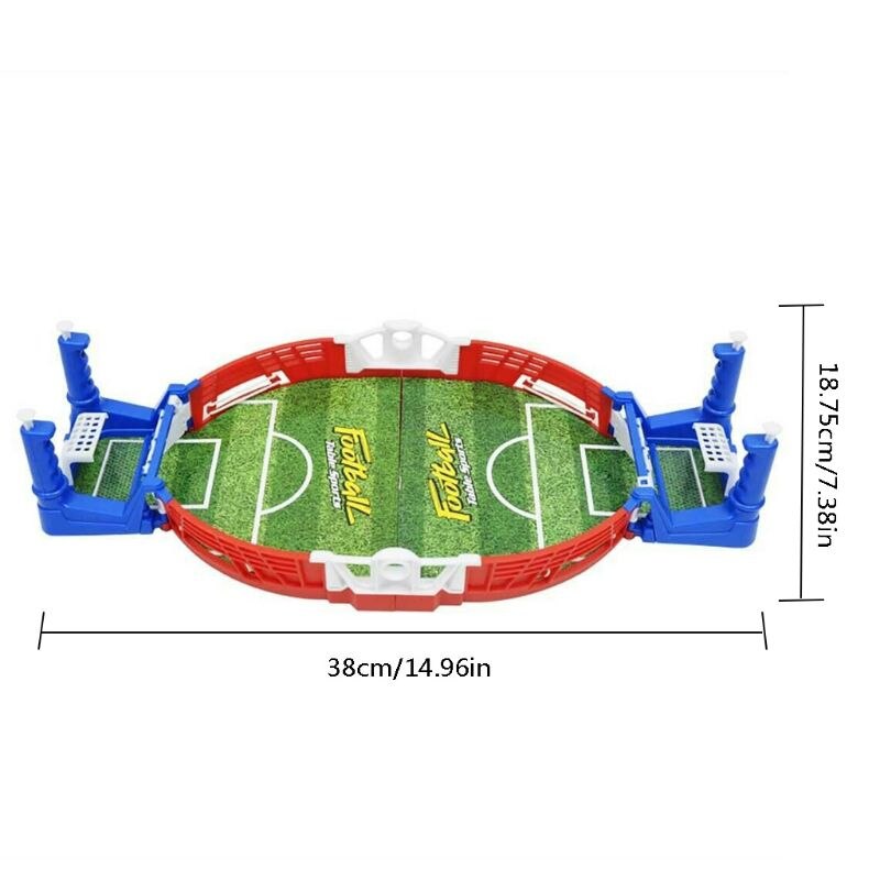 Mini Tabletop FußBall Spiel Schreibtisch Mini Tisch FußBall Arkade Spaß für freundlicher Erwachsene K92D