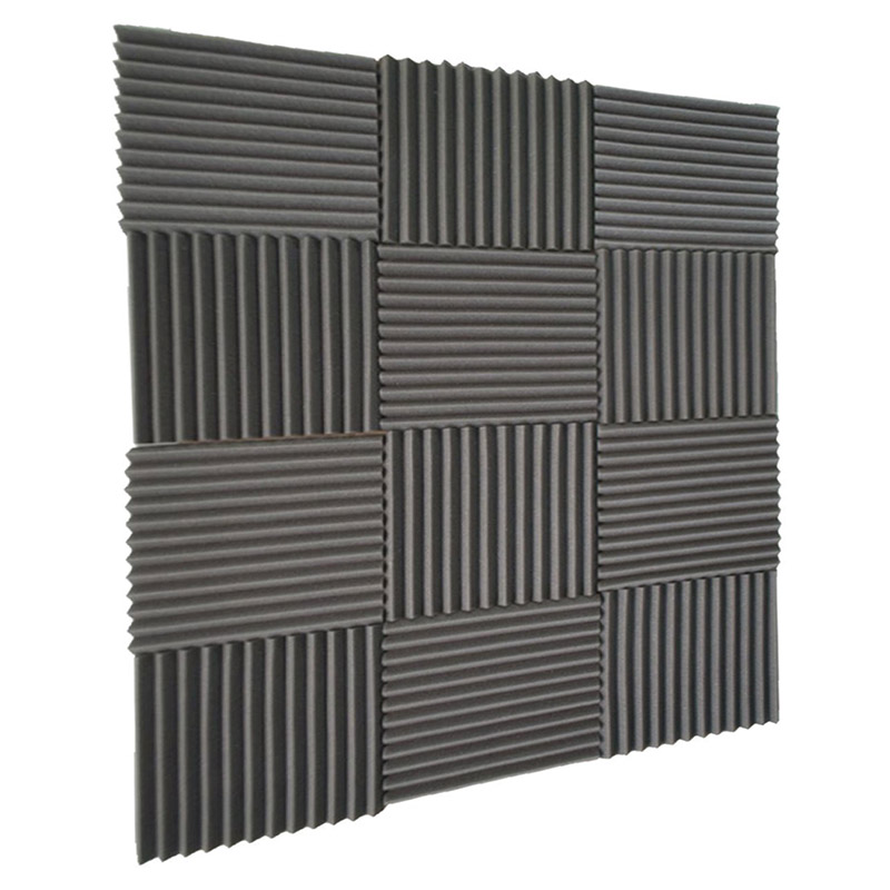 12 pakke - akustiske paneler skumteknikk svamp kiler lydisolering paneler 1 tommer  x 12 tommer  x 12 tommer