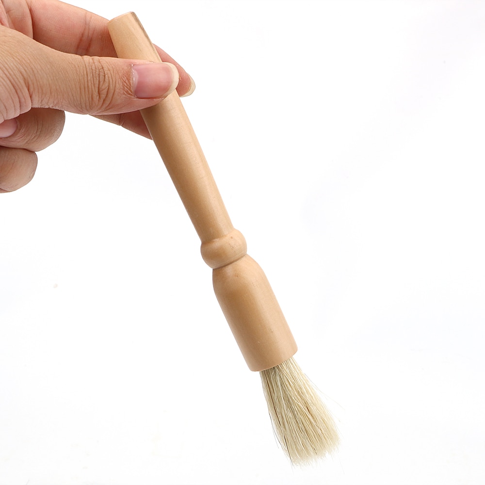 Niceyard Koffiemolen Borstels Machine Groep Head Cleaning Houten Handvat &amp; Natuurlijke Haren Koffiezetapparaat Borstel Keuken Gereedschap