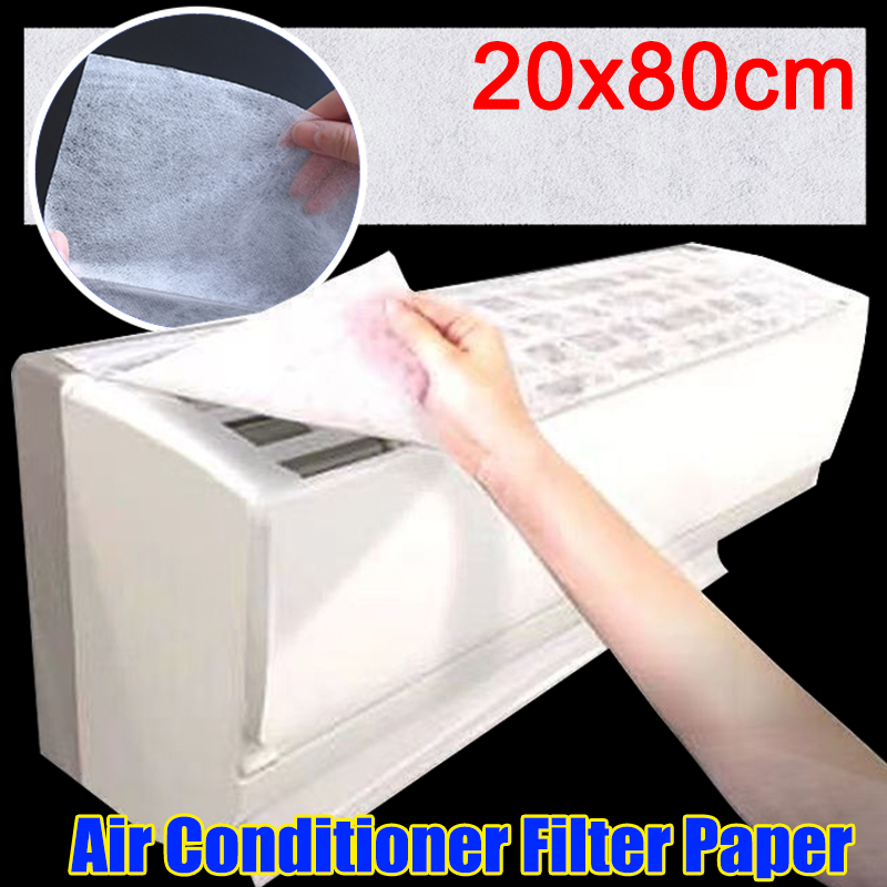 Anti-Dust Air Conditioner Vent Filter Cotton Cuttable Network Outlet Cleaning Purification Parts Air Vent Dust Filter Paper Tool
