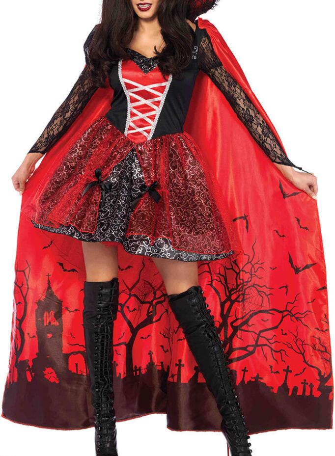 Heks Kostuum Halloween Kostuum Heks Kostuum Voor Vrouwen Volwassen Cosplay Fantasia Carnaval Sprookje Patry Jurk