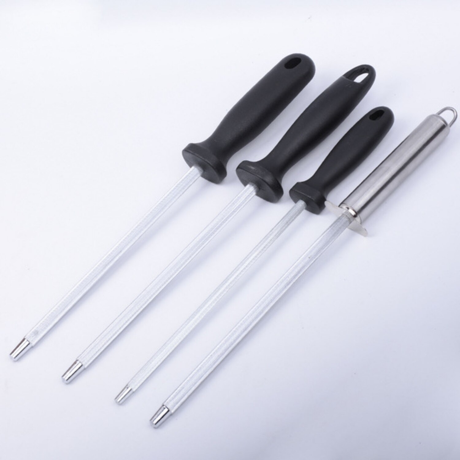 Kitchen Honing Steel Knife Sharpening Carbon Steel Rod For Kitchen