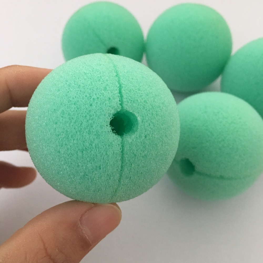 10Pcs Green Ball Schwamm Clown Nase für Party Hochzeit Dekoration Weihnachten Halloween Kostüm Magie Kleid Zubehör