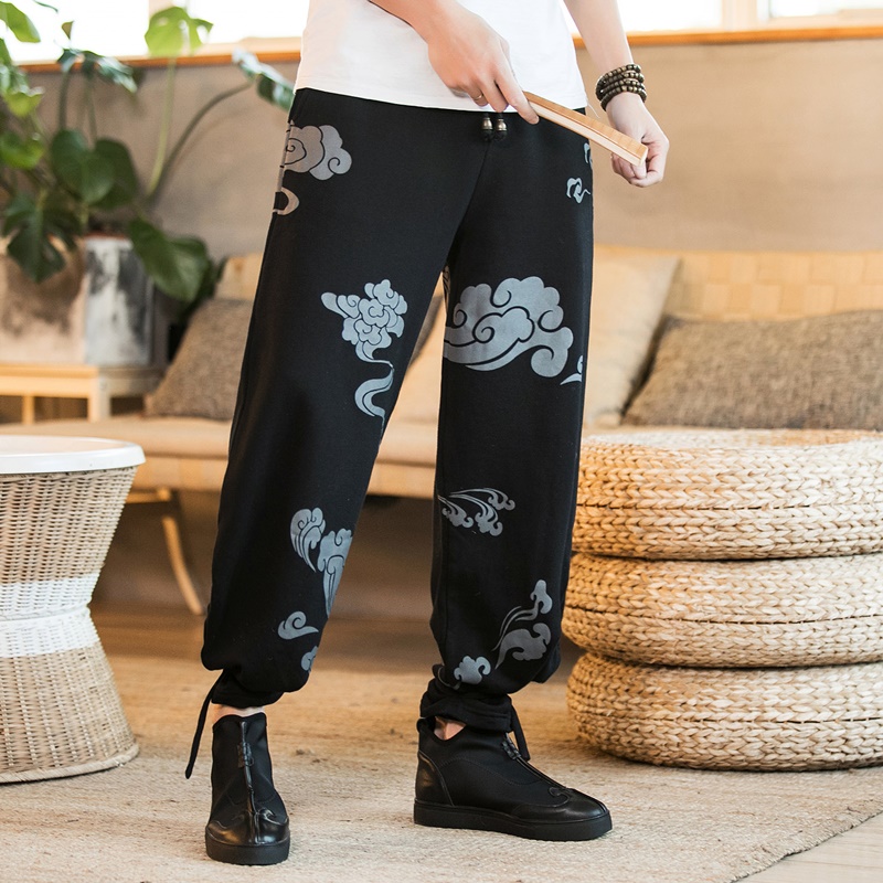 Traditional chinese clothing for men casual pants trousers chinese market online men pants casual trousers TA009