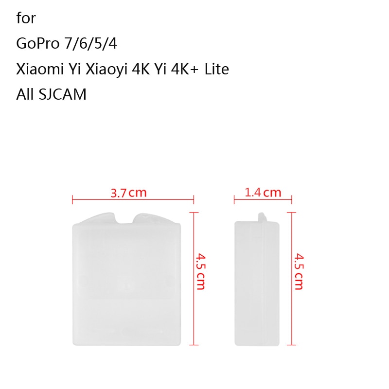 3PCS GoPro Draagbare Batterij Protective Storage Box Case voor Gopro Hero 8 7 6 5 4 Sessie SJCAM Yi actie Camera Accessoires Set