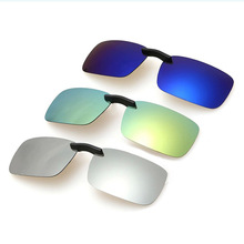 Unisex Retro Gepolariseerde Clip Op Flip Stijl Zonnebril UV400 Flip Vissen Eyewear Nachtzicht Rijden Bril Bijziendheid Zonnebril