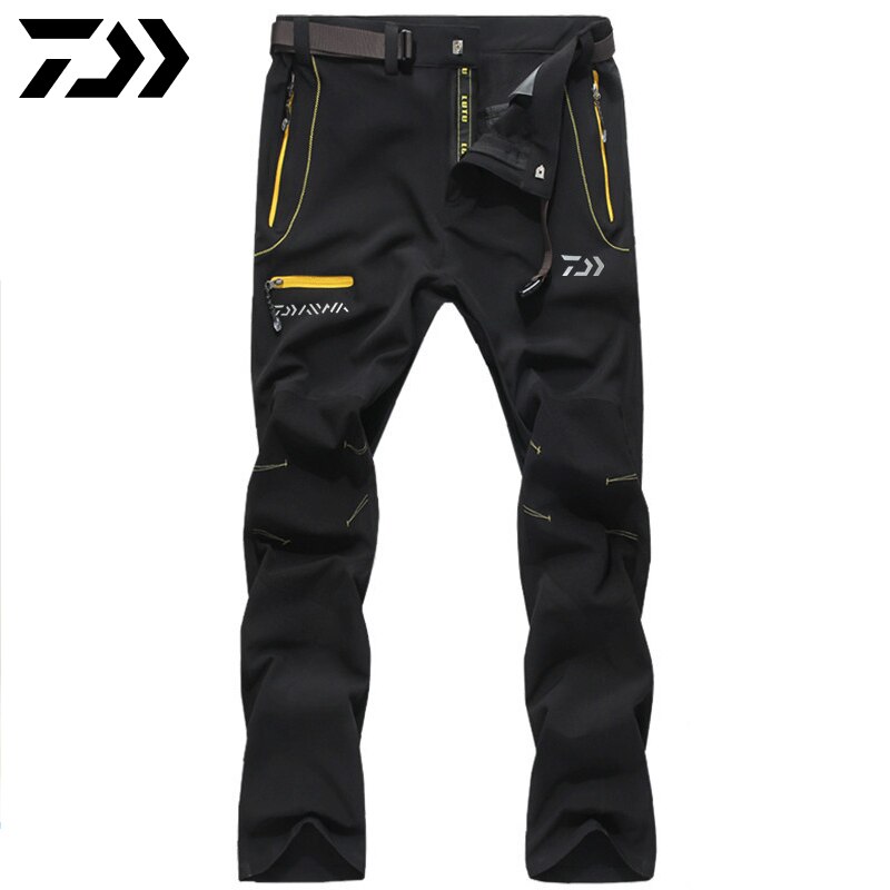 [Prêt] Daiwa hommes pantalons de pêche respirant anti-boulochage Anti-rétrécissement séchage rapide pantalons de pêche en plein air tenue de sport pantalons de randonnée