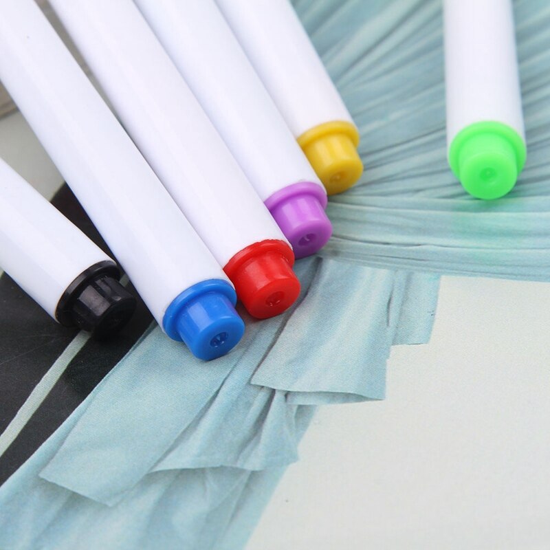 2 stuks/set merk magnetische whiteboard stiften uitwisbare whiteboard markers magneet ingebouwde gum kantoor schoolbenodigdheden