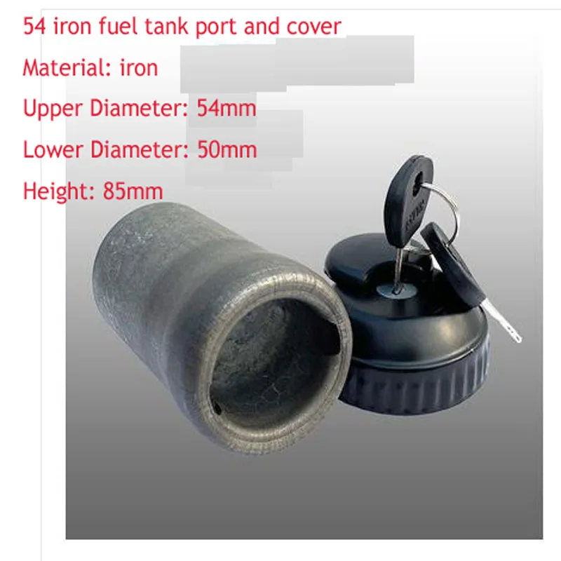 Car Fuel Tank Fuel Port Aluminum Mouth Tsui Iron Fuel Tank Neck Stainless Steel Tank Port Cover Truck Semi-Mounte: Yellow