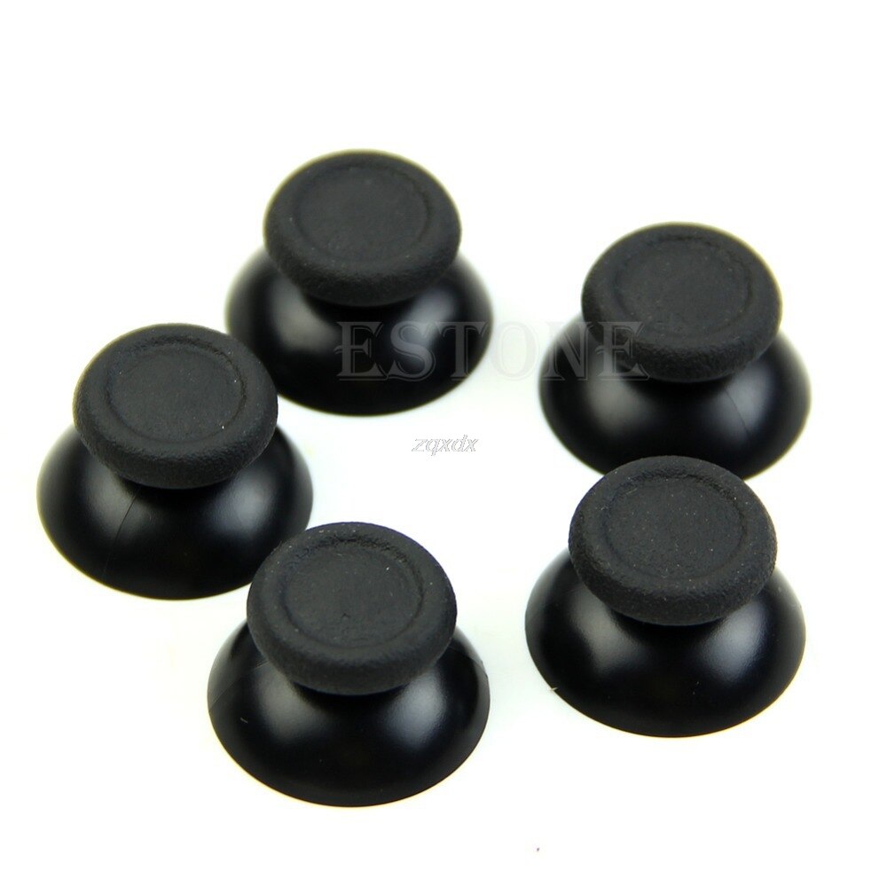 10Pcs Replacement Controller Analog Thumbsticks Thumb Stick for Sony PS4 Black