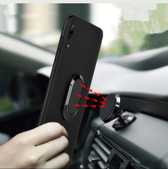 Voor meizu  m5s m5 siliconen hoesje magnetische magneet auto vinger ring hoesje voor meizu  m5s m612h telefoonhoesjes fundas coque