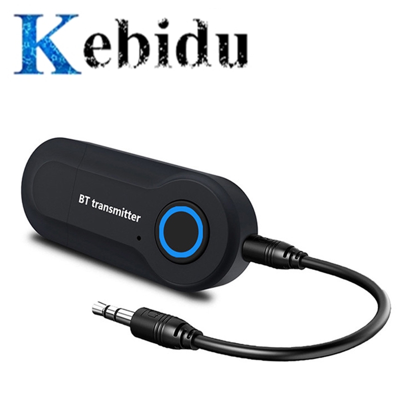 Kebidu Trasmettitore Bluetooth 3.5 MILLIMETRI Martinetti Adattatore Audio Senza Fili di Bluetooth Trasmettitore Audio Stereo Adattatore per la TV Cuffie