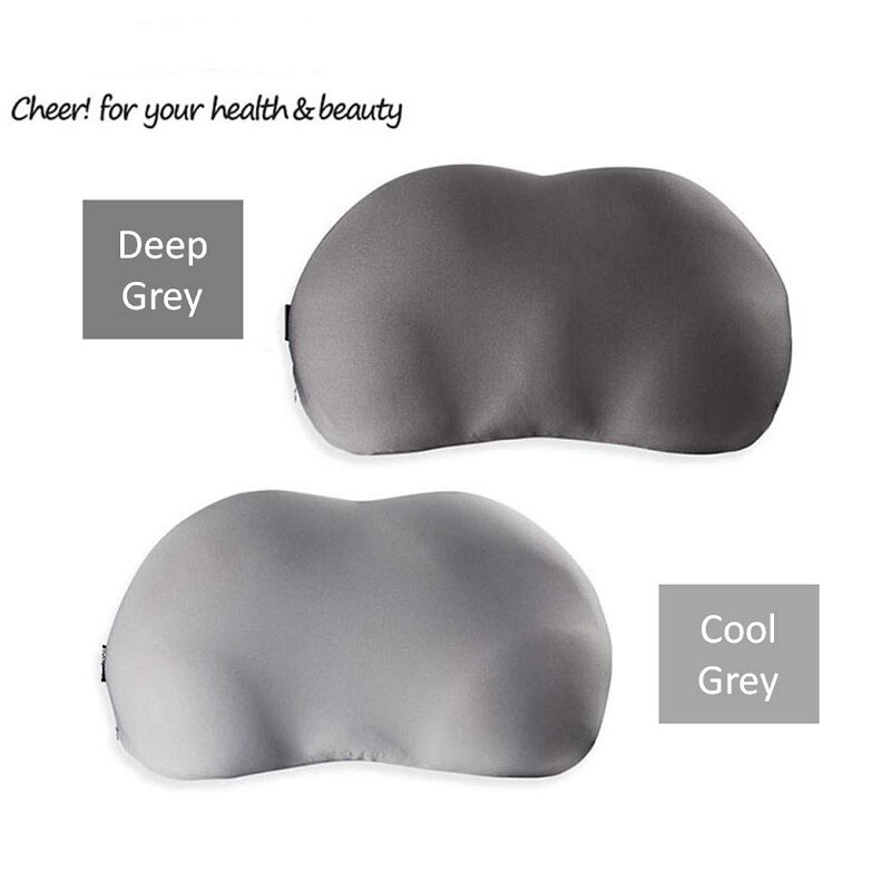 Almohada acogedora mágica 3D para el hogar, cojín ergonómico de microbolas de aire para el sueño profundo, para descomprimir la cama, descanso para la cabeza y el cuello