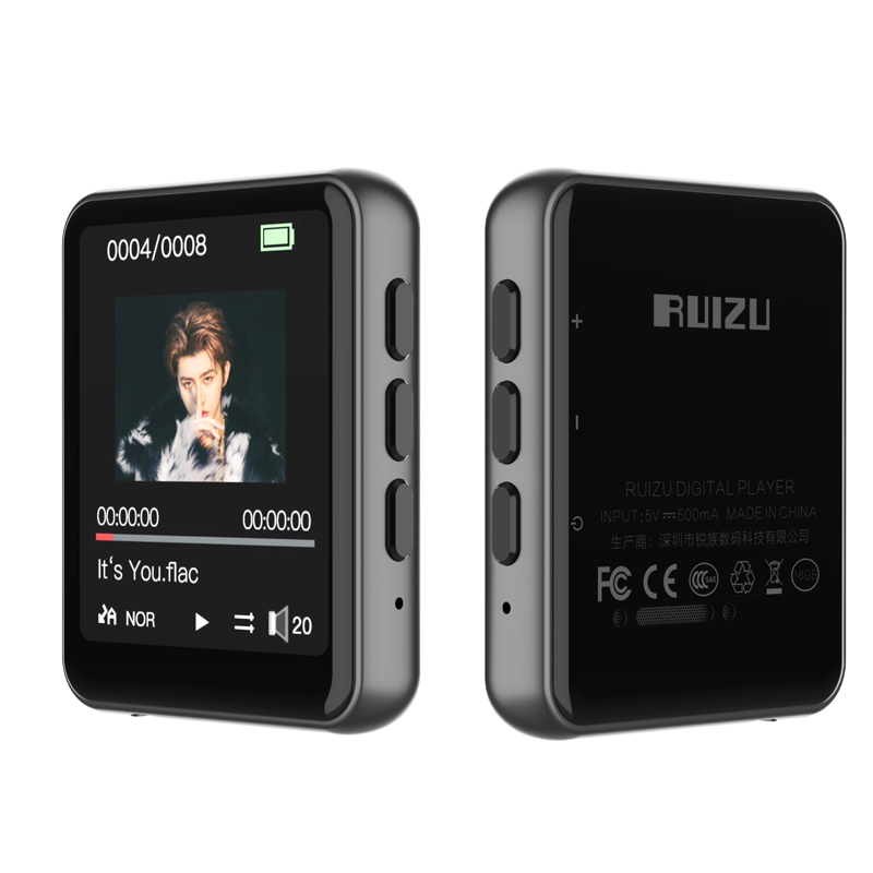 Nuovo arrivo mini Touch screen originale Bluetooth lettore MP3 altoparlante incorporato supporto FM, registrazione, E-Book,video, orologio, contapassi