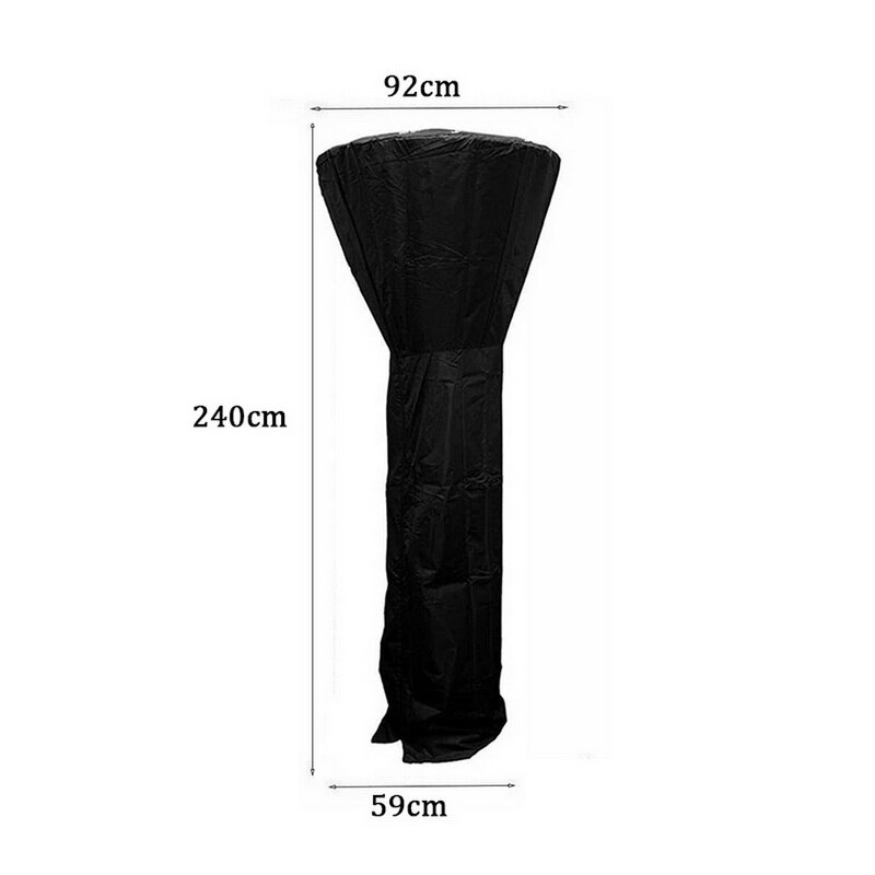 Stand Up Patio Heater Cover Waterdicht Heater Protector Uv-bestendig Outdoor Kap Paddestoel Beschermende Supply 210D Oxford Stof: B