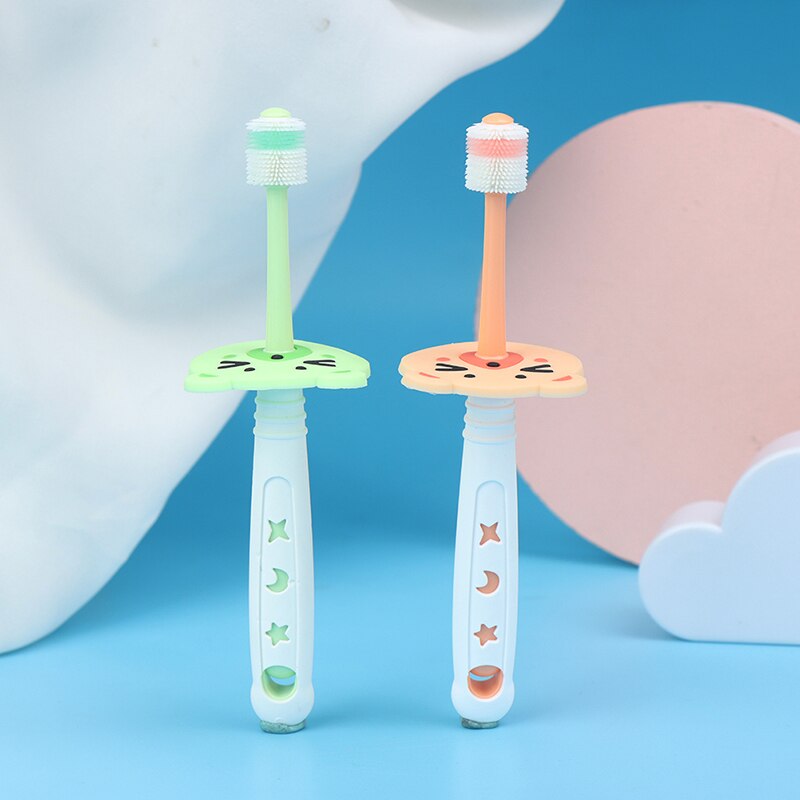 360-Graden Gratis Rotatie Veiligheid Zachte Tandenborstel Kids Mondhygiëne