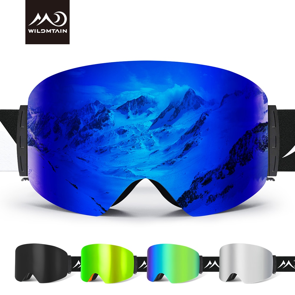 WILDMTAIN Best Ski Goggles Snowboard Dual Layers Anti fog Skiing Snow Goggles, UV Protection Ski Glasses for Men Women Youth