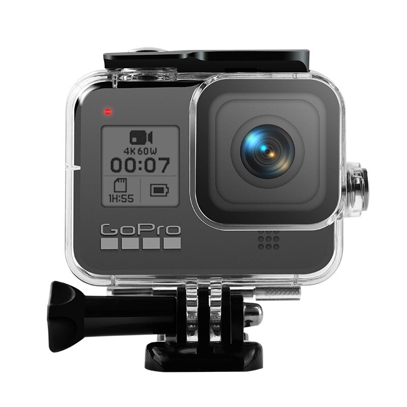För gopro hero 8 vattentätt skal fodral undervattensskyddshus för gopro hero 8 kameratillbehör