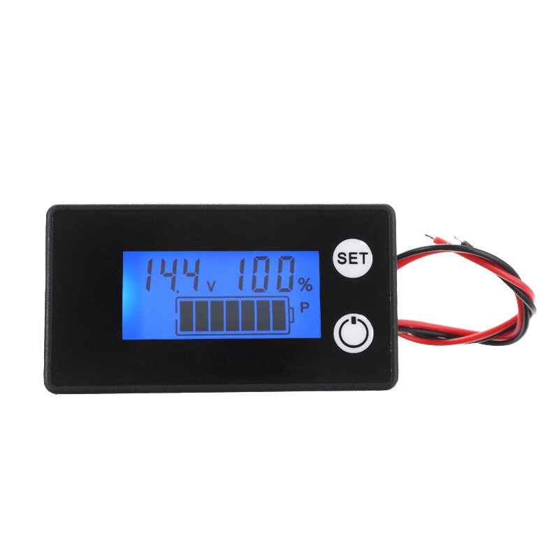 Multi-function Universal Battery Meter BMS LCD Digital Capacity Indicator Voltmeter With LCD Temperature Voltmeter