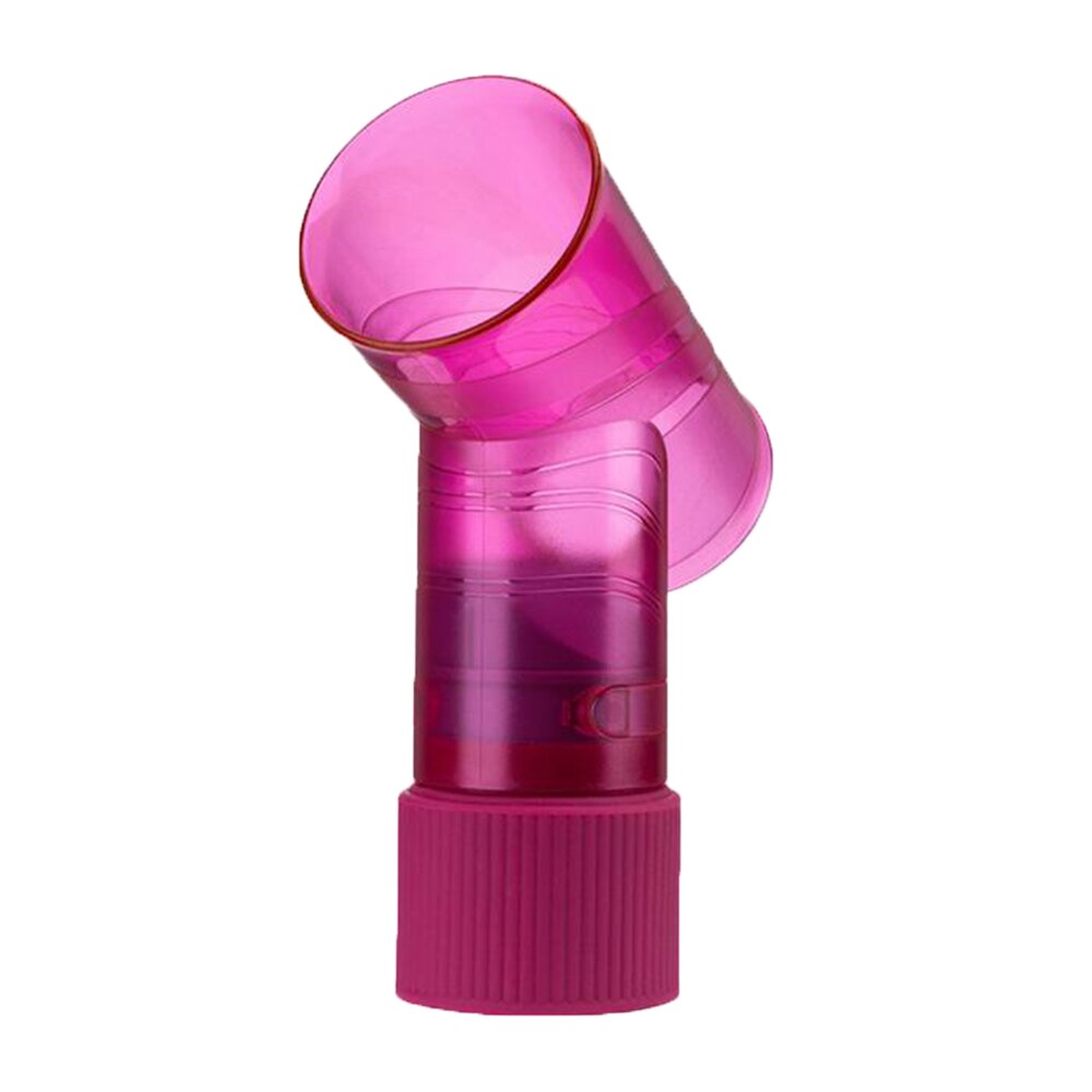 Cute curly hair Salon Plastic Wind Spin Roller Diffuser Hair Curler By Hair Dryer Attractive Curl Diffuser Spin Roller Cap: pink