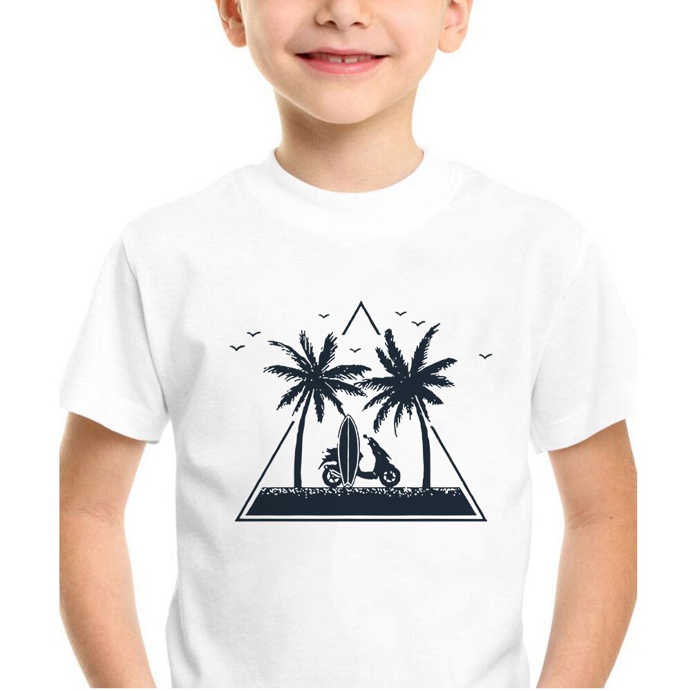 Harajuku Trend Child Tshirt Summer Casual Aesthetic Print Baby Boys Clothing Oversize Cozy Short Sleeve T-shirt Футболка