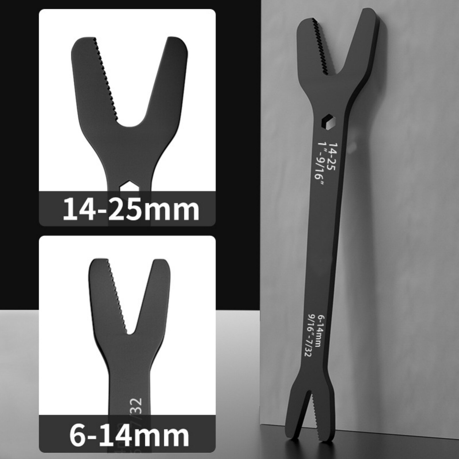 Wrnch Universal Pluming Tool 6-25mm Double Ended Multifunction Spanner for Bathroom Kitchen Sink Faucet Repair Tool